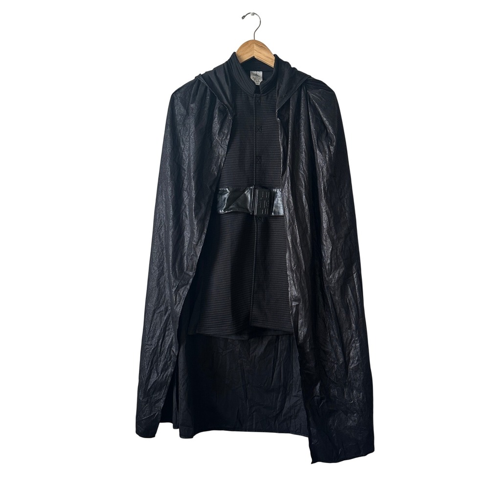 Disney Star Wars Kylo Ren Costume Kids Size 7/8 Black Hooded Cape Tunic Belt